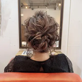 セミロング ヘアアレンジ 博多|Sakurai Ayumiのヘアスタイル