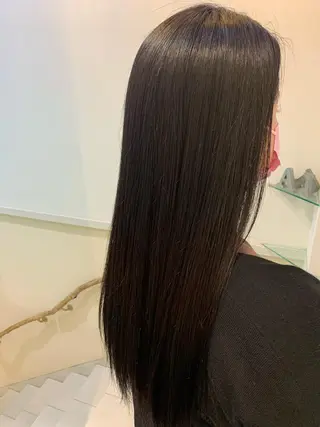 カラー ブリーチしない暖色 カラー🥀杉 優菜のヘアスタイル