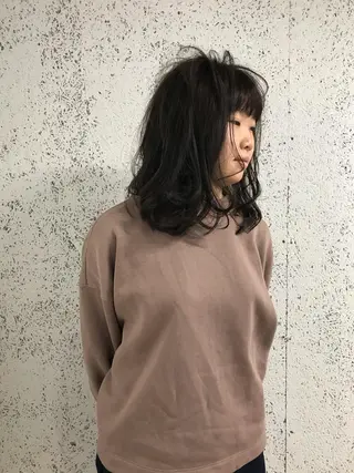 セミロング steed tokyo所属・KOOKI スティードトーキョーのヘアスタイル