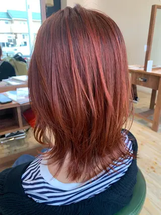 セミロング カラー PITH HAIR所属・miho 🌼のヘアスタイル