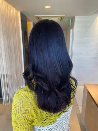 カラー ICHINA🦋寒色 /青髪/艶髪/大船のヘアスタイル