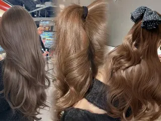 カラー ❤️ブリーチなし💚 ダブルカラー平野実花のヘアスタイル