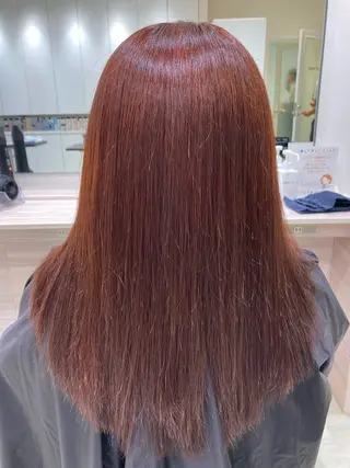 セミロング カラー 新島 美恵子のヘアスタイル