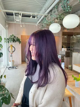 ロング カラー レイヤーカット/ マリアのヘアスタイル