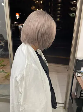 ショート カラー パーマ ヘアアレンジ メンズ キッズ ネイル マツエク・マツパ アイブロウ Eirデザイナーズ サロン茶屋町tomoのヘアスタイル
