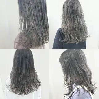 セミロング カラー レイヤーカット/ ウルフカット/大橋 のヘアスタイル