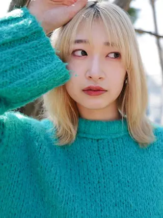 セミロング カラー ヘアアレンジ cecil hair 難波店所属・髪質改善透明感カラー /SHOGO☀️のヘアスタイル