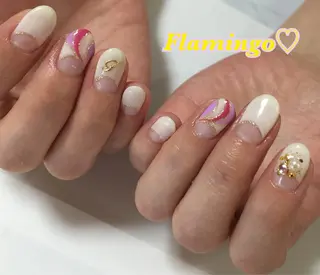 ネイル 浮きにくいフィルイン ｜上品シンプルネイルのネイルデザイン