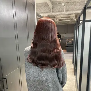 セミロング 山口滉斗/美髪 縮毛矯正/髪質改善のヘアスタイル