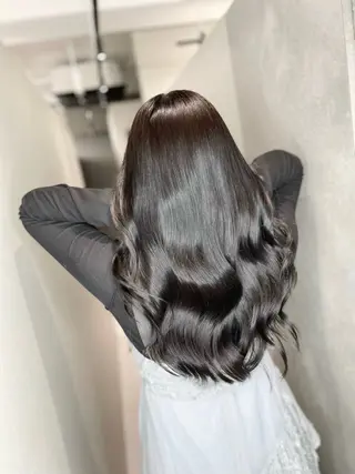 セミロング カラー 今井 勝也のヘアスタイル