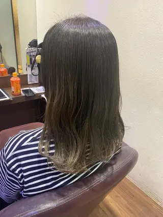 セミロング 仲井 充のヘアスタイル