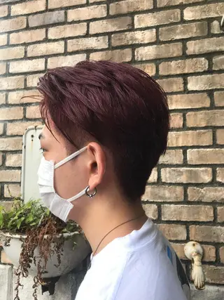 ミディアム カラー メンズ お任せヘア☘️☘️ 及川渚のヘアスタイル