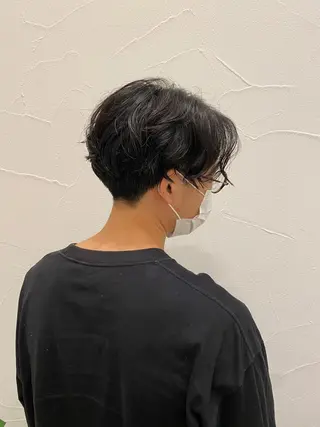 ショート パーマ メンズ Ash中目黒店 榊間茜のヘアスタイル