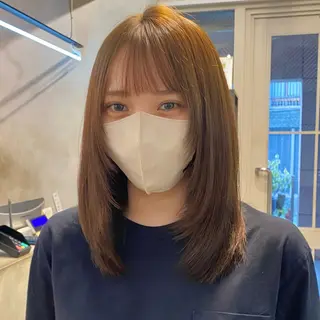 ミディアム カラー noa/ 渋谷のヘアスタイル