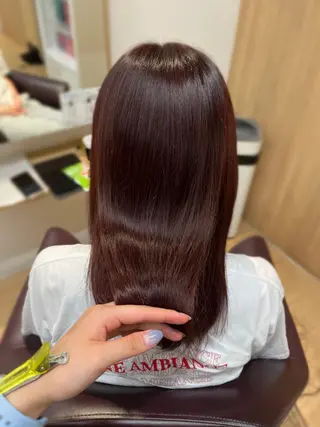 セミロング Haruka✄﻿ 透明感カラー🫧🌙のヘアスタイル