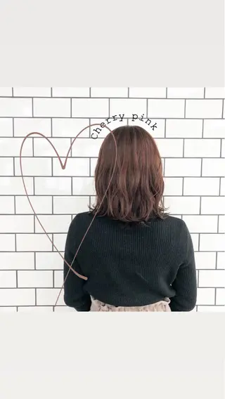 ミディアム カラー お洒落パーマ/ 艶カラー/michiのヘアスタイル