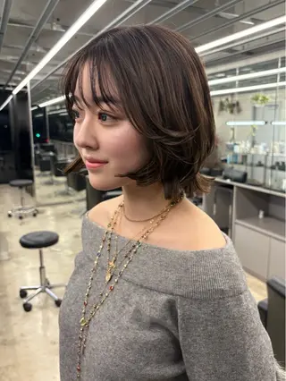 ショート フジイ トワのヘアスタイル
