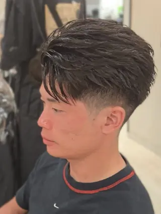 メンズ ショート Lapis 名古屋駅前店所属・LEN名古屋/パーマ 海外ヘア/メンズ特化のヘアスタイル