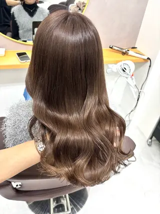 ロング I S所属・🌿透明感カラー 縮毛矯正✨かずきのヘアスタイル