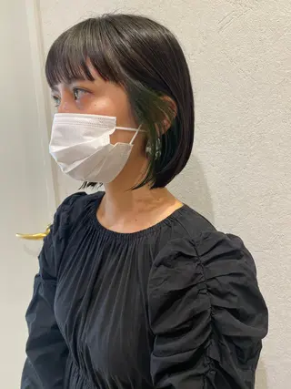 ショート カラー ヘアアレンジ パーマ指名No1 /namiのヘアスタイル