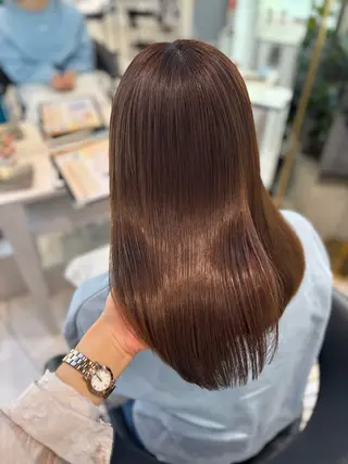 ロング カラー Sakuraෆ˚* 暗髪×まつパ🖤🥀のヘアスタイル