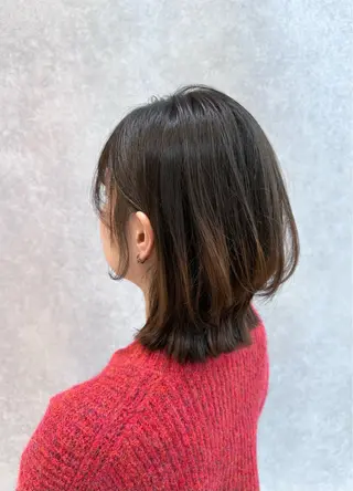 ミディアム 🔸縮毛矯正/髪質 改善カラー石崎🔸のヘアスタイル