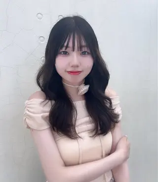 ロング カラー 桃瀬 綾音 カラーモデル募集中♡のヘアスタイル