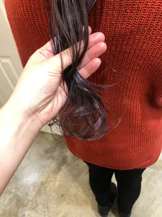 セミロング カラー MIOベージュカラー 柔らかいカラーのヘアスタイル