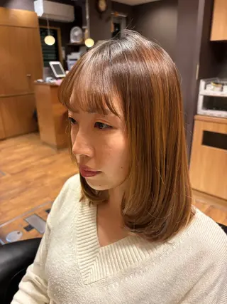 セミロング ヘアーアソシエイワイ所属・メンズ✂️レディス 岩井勇磨のヘアスタイル