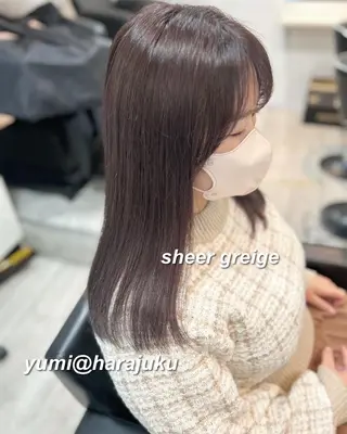 セミロング カラー パーマ ヘアアレンジ メンズ ワット 原宿のヘアスタイル