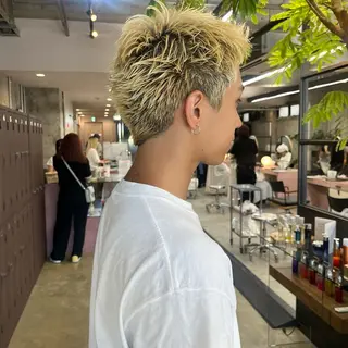 カラー メンズ myu 🐈‍⬛のヘアスタイル