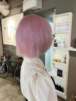 ミディアム カラー daiki 原宿のヘアスタイル