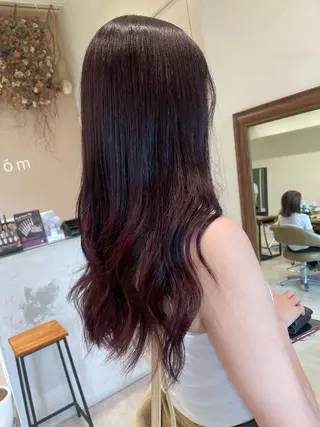 ロング カラー suzuna/暖色/ ヘッドスパ/ヘアケアのヘアスタイル