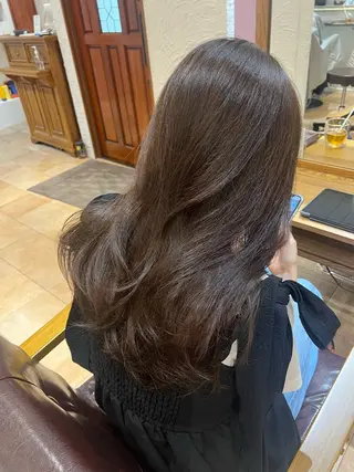 ロング カラー 🥀韓国ヘア🥀 宮津真菜のヘアスタイル