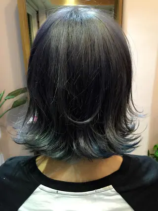 ショート ミディアム セミロング カラー 原宿サロン代表 デザインカラー伊藤卓のヘアスタイル