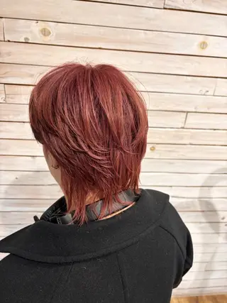 カラー メンズ 岡山メンズパーマ 白神珠梨のヘアスタイル