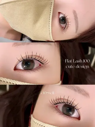 マツエク・マツパ CLALA miri🤍´-のマツエク・マツパデザイン