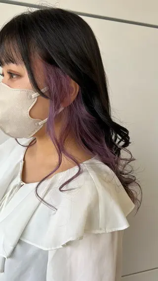 ロング カラー 🌈re-room EIKI🇰🇷のヘアスタイル