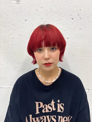 ショート カラー suzu 🤍 【 grace 】のヘアスタイル