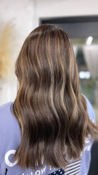 ロング カラー ハイトーン/ダブル カラー/akihoのヘアスタイル