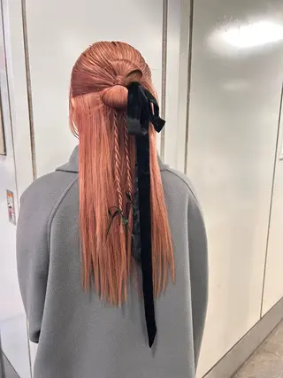 ロング カラー ヘアアレンジ ヘアセット/カラー 🩰nanaのヘアスタイル