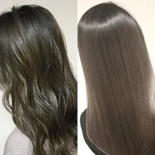 ミディアム カラー AMI Hair  supply所属・髪質改善カラー 韓国風レイヤーのヘアスタイル