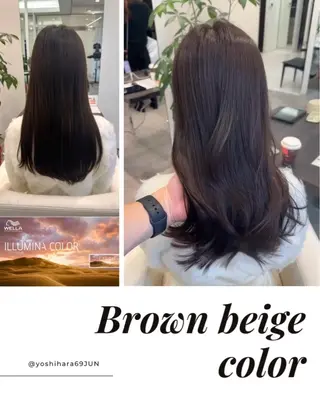 ロング カラー ✨大人韓国レイヤー ✨吉原 潤✨のヘアスタイル