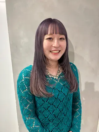 ロング カラー ボブ/ベージュ/ パーマ🪿近森ゆいのヘアスタイル