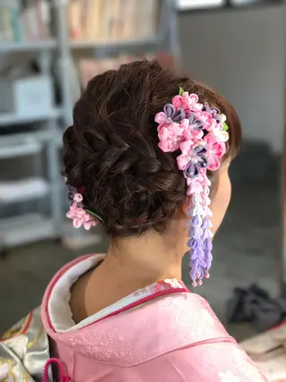 ミディアム セミロング ロング ヘアアレンジ 🌈ディレクター🌈 徳松優希のヘアスタイル