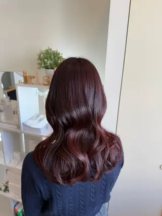 ロング カラー 竹添 有梨沙のヘアスタイル