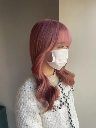 カラー La fith hair ray 札幌店所属・顔まわり/W カラー/リョウのヘアスタイル