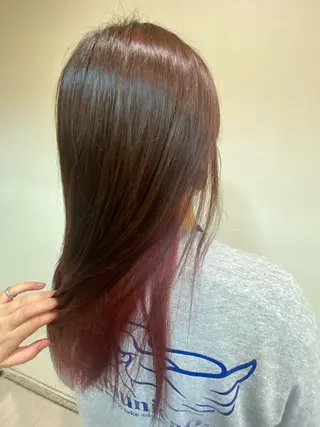カラー 髪質改善/縮毛矯正/ デザインカラー/知念のヘアスタイル