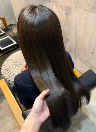 ロング カラー 髪質改善🫧‪ りこのヘアスタイル