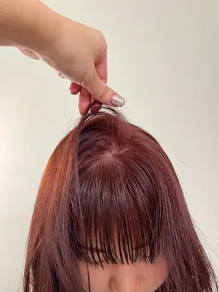 ミディアム カラー 小林 美咲のヘアスタイル